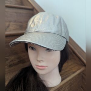 J Crew gold baseball cap in premium 100 percent cotton OS New!